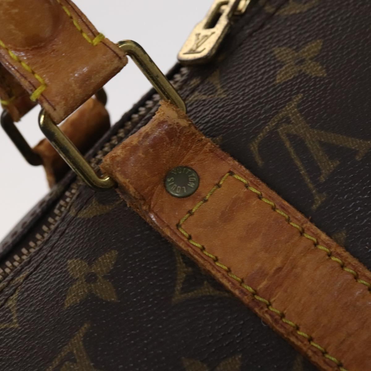LOUIS VUITTON Monogram Keepall Bandouliere 50 Boston Bag M41416 LV Auth 113879