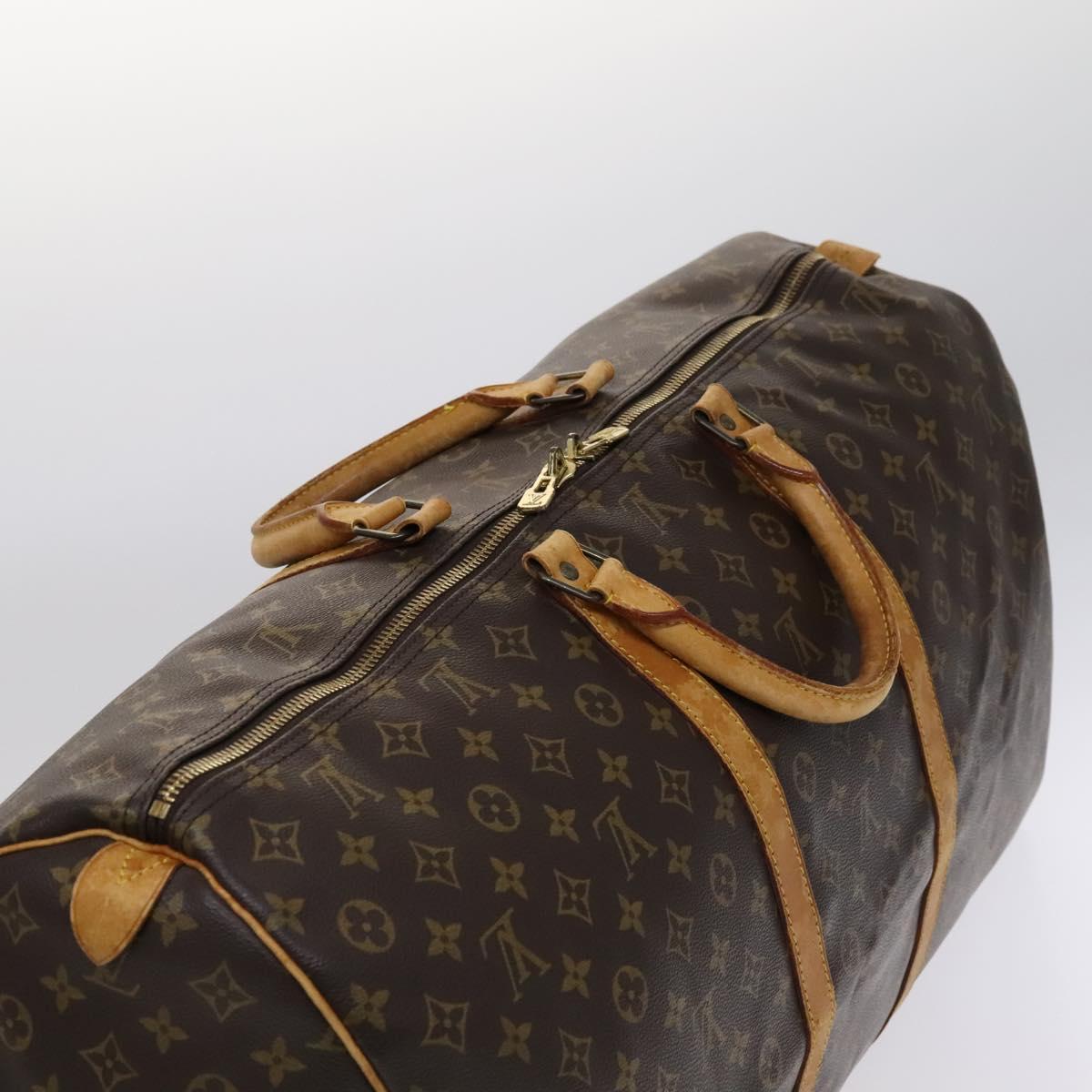 LOUIS VUITTON Monogram Keepall 60 Boston Bag M41422 LV Auth 113881