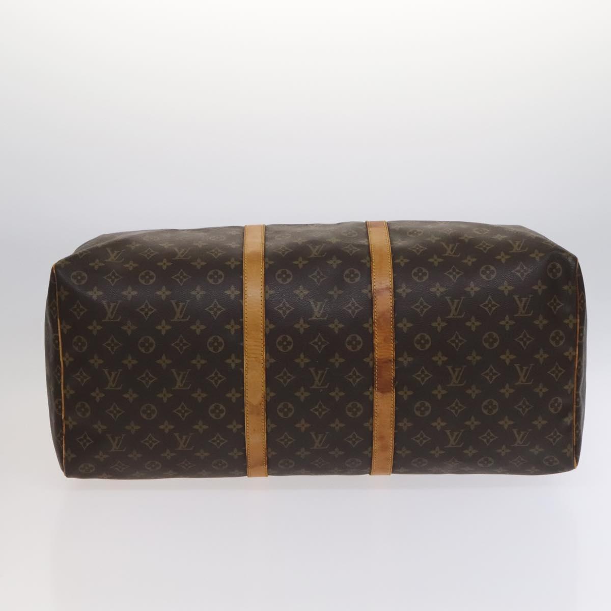 LOUIS VUITTON Monogram Keepall 60 Boston Bag M41422 LV Auth 113881