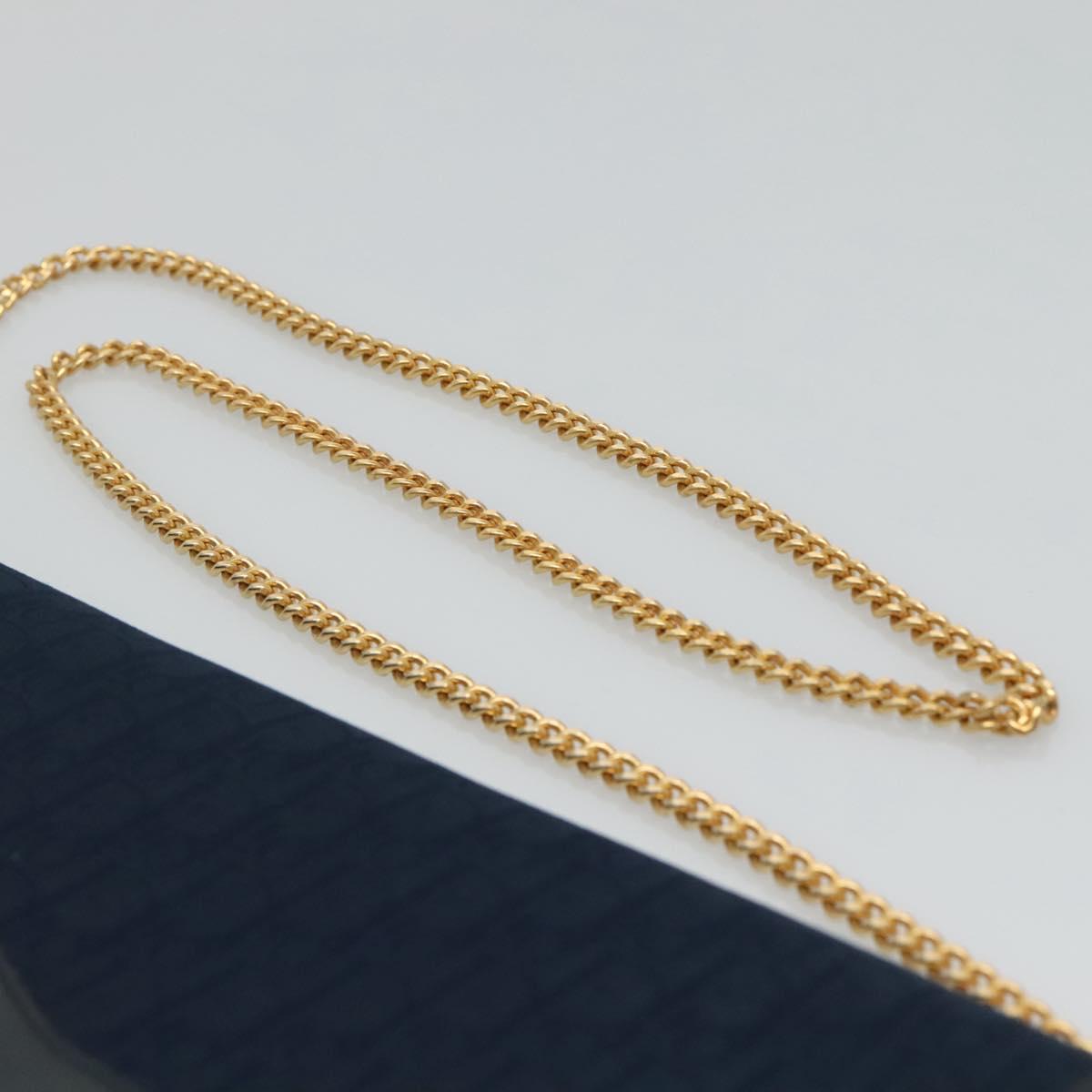 Christian Dior Trotter Canvas Chain Shoulder Bag Navy Auth 113931