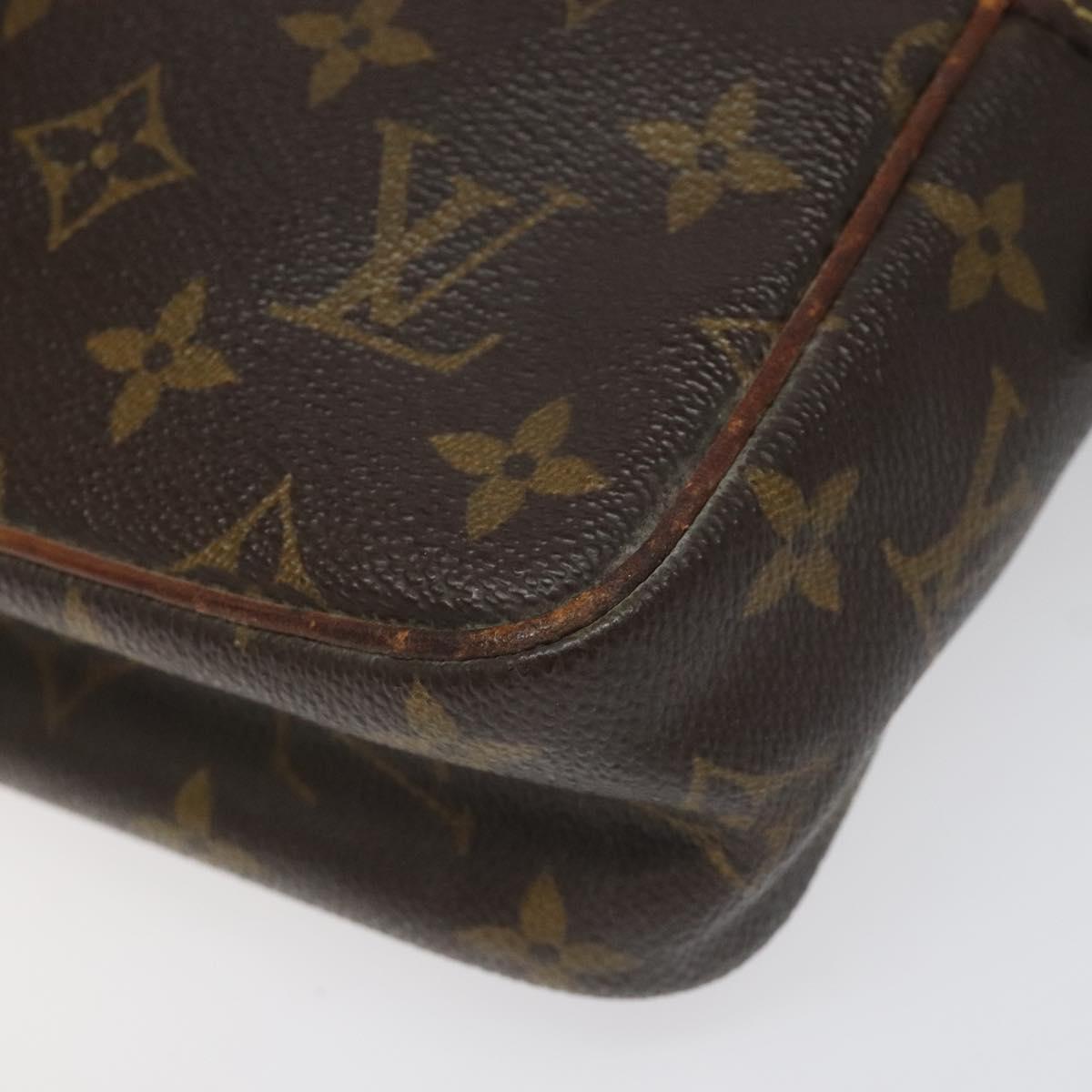 LOUIS VUITTON Monogram Compiegne 23 Clutch Bag M51847 LV Auth 113954