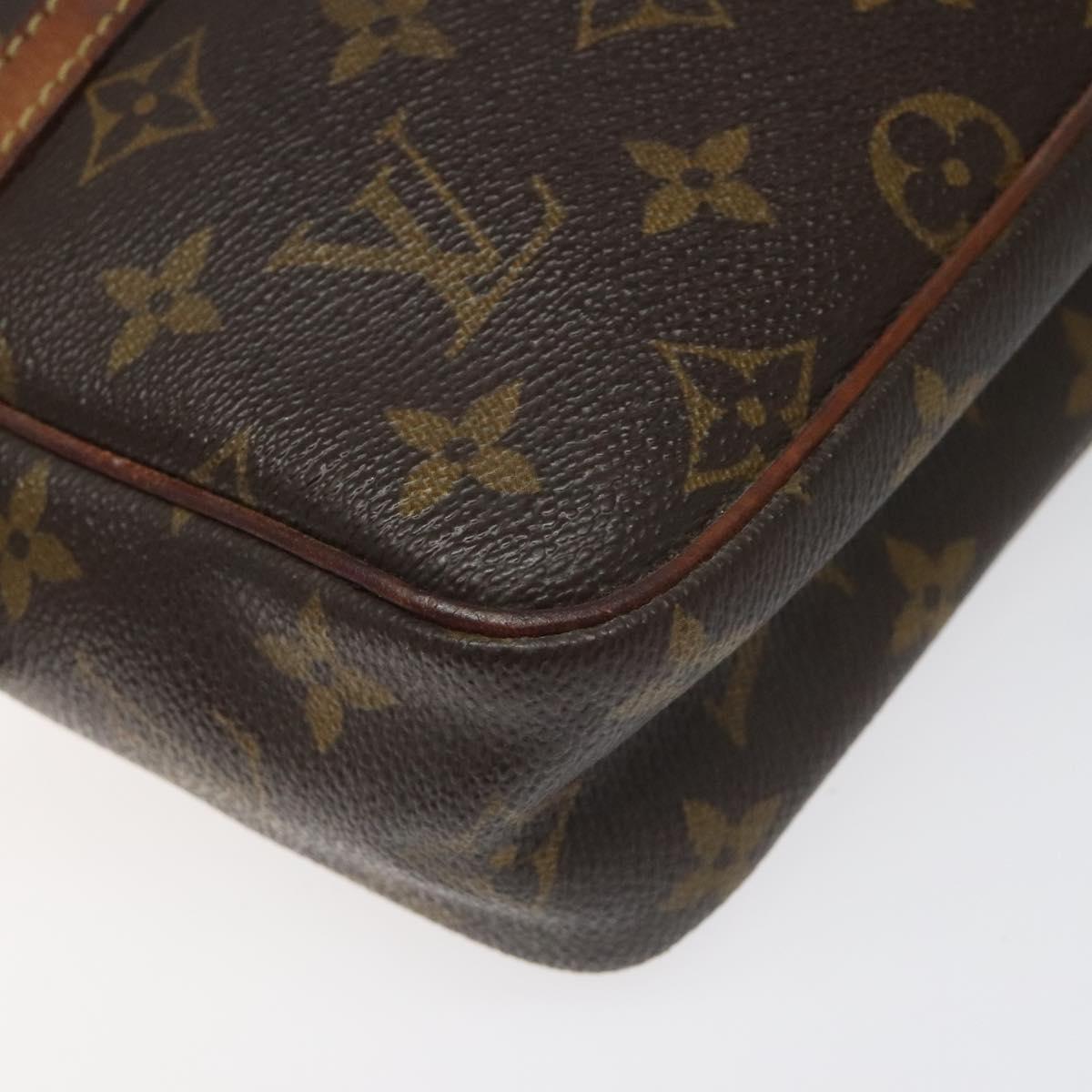LOUIS VUITTON Monogram Compiegne 23 Clutch Bag M51847 LV Auth 113954