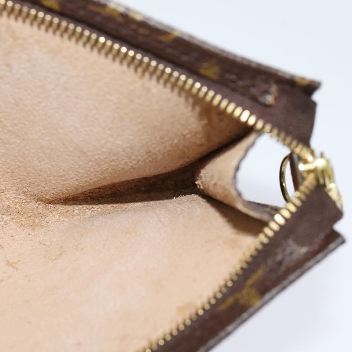 LOUIS VUITTON Monogram Bucket PM Accessory Pouch LV Auth 114014