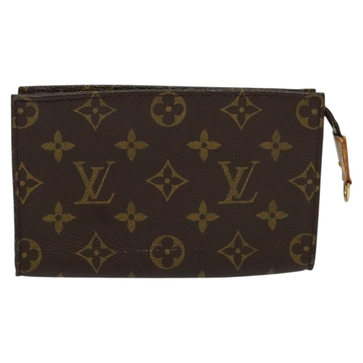LOUIS VUITTON Monogram Bucket PM Accessory Pouch LV Auth 114014