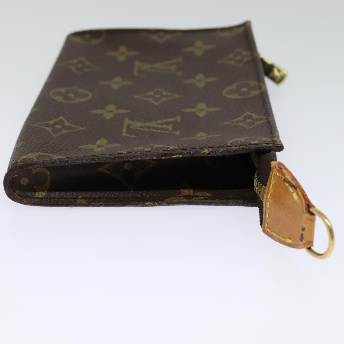 LOUIS VUITTON Monogram Bucket PM Accessory Pouch LV Auth 114014