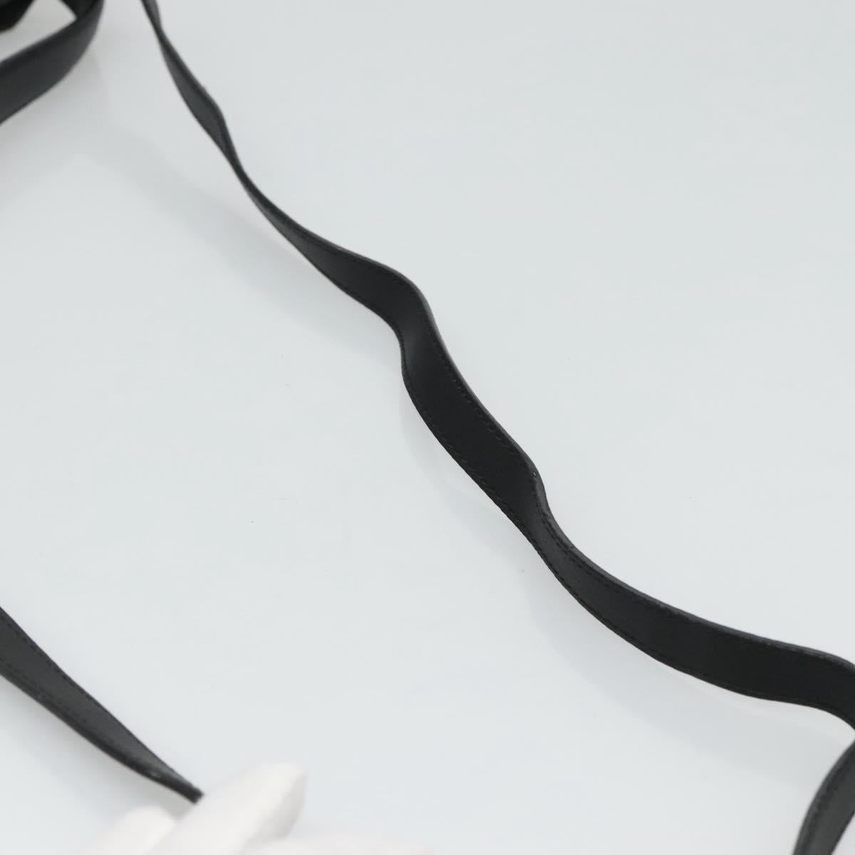 Salvatore Ferragamo Hand Bag Leather 2way Black Gold Auth 114037