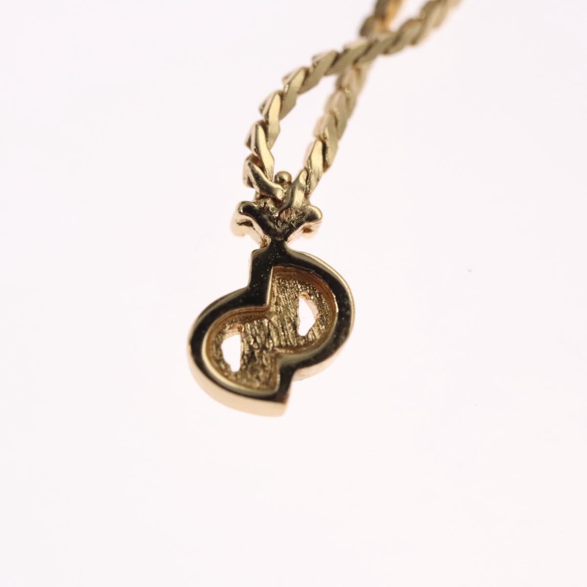 Christian Dior Necklace metal Gold Auth 114135