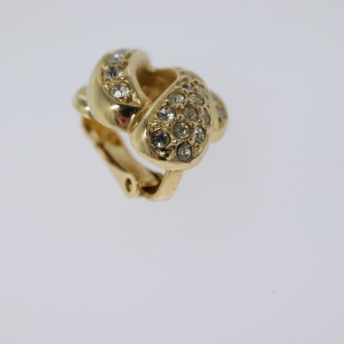 Christian Dior Earring metal Gold Auth 114144