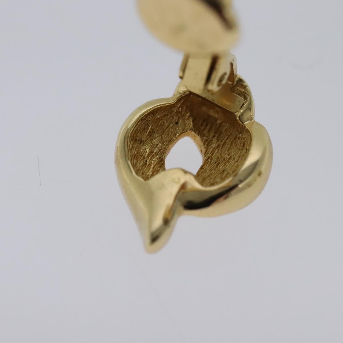 Christian Dior Earring metal Gold Auth 114144