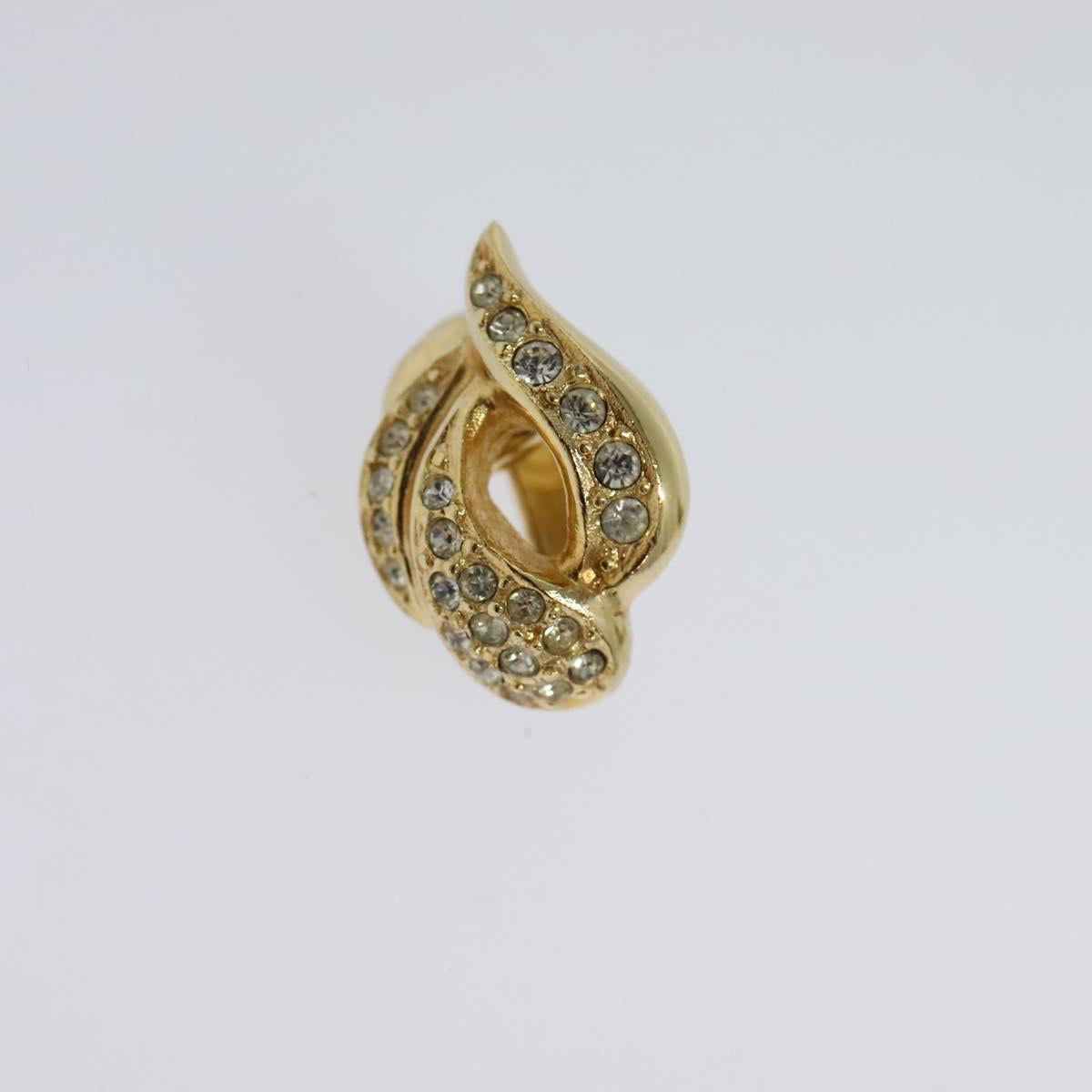 Christian Dior Earring metal Gold Auth 114144