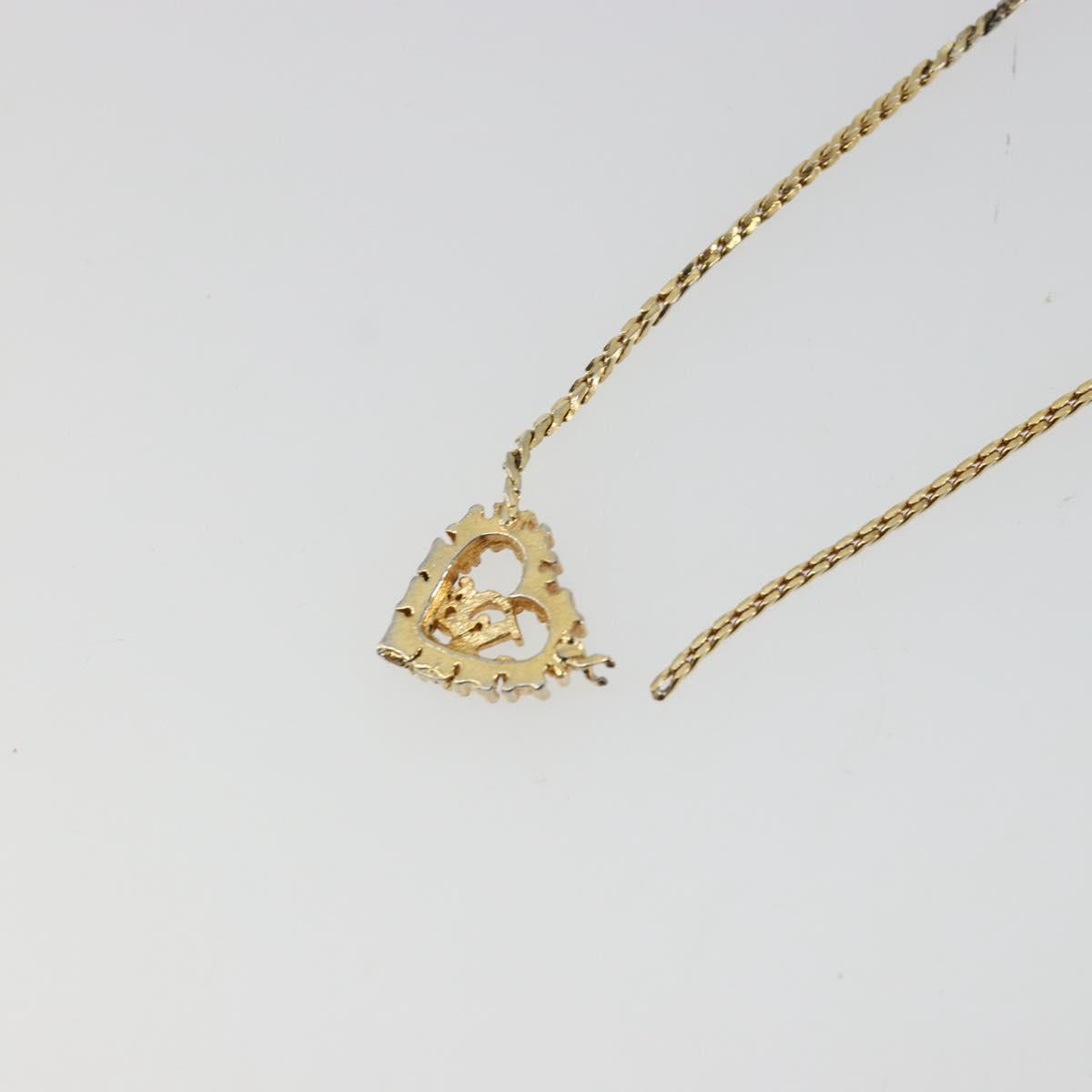 Christian Dior Necklace metal Gold Auth 114153