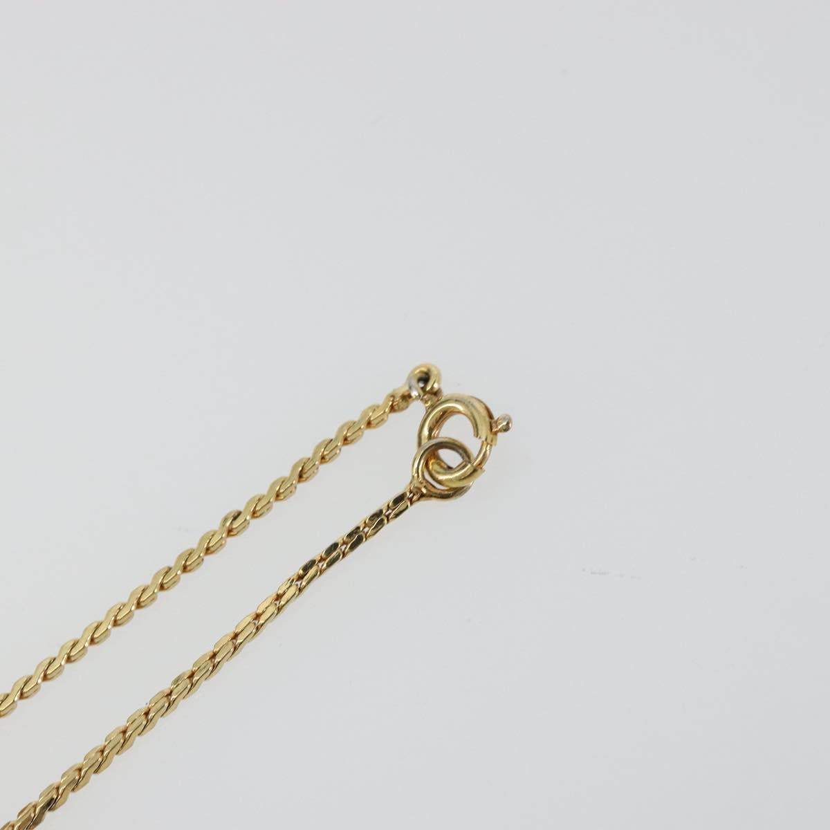 Christian Dior Necklace metal Gold Auth 114153
