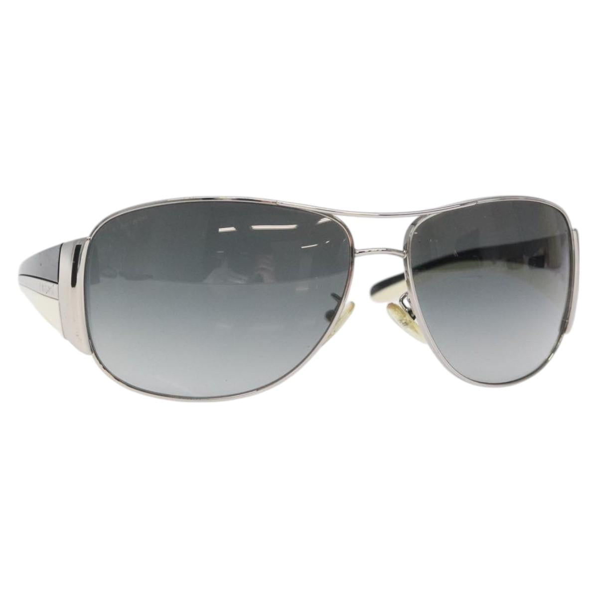 PRADA Sunglasses plastic Black Auth 114158