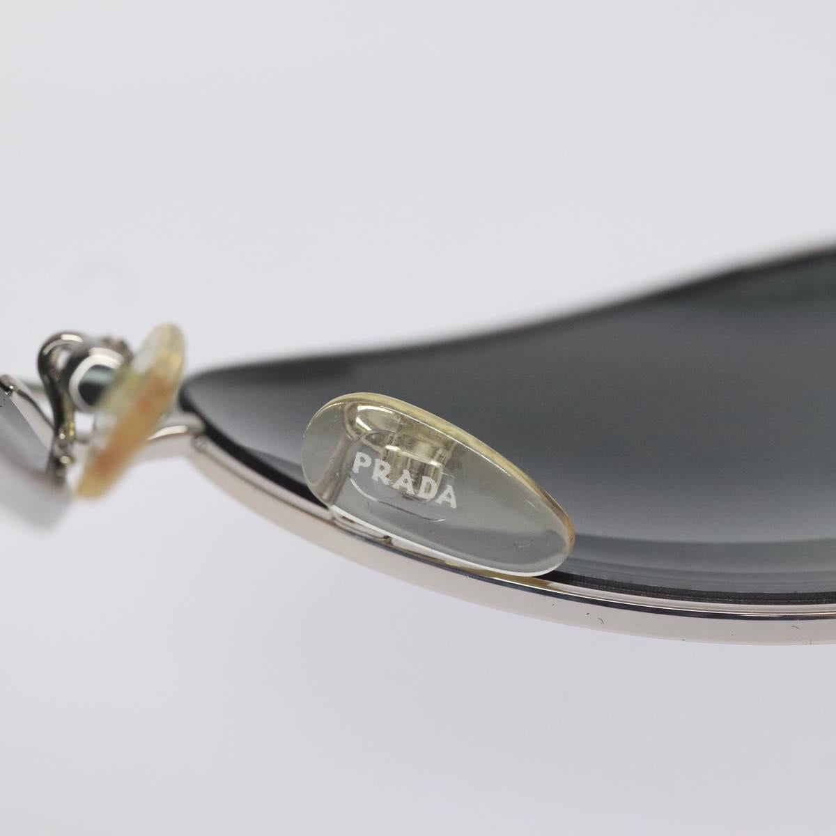 PRADA Sunglasses plastic Black Auth 114158