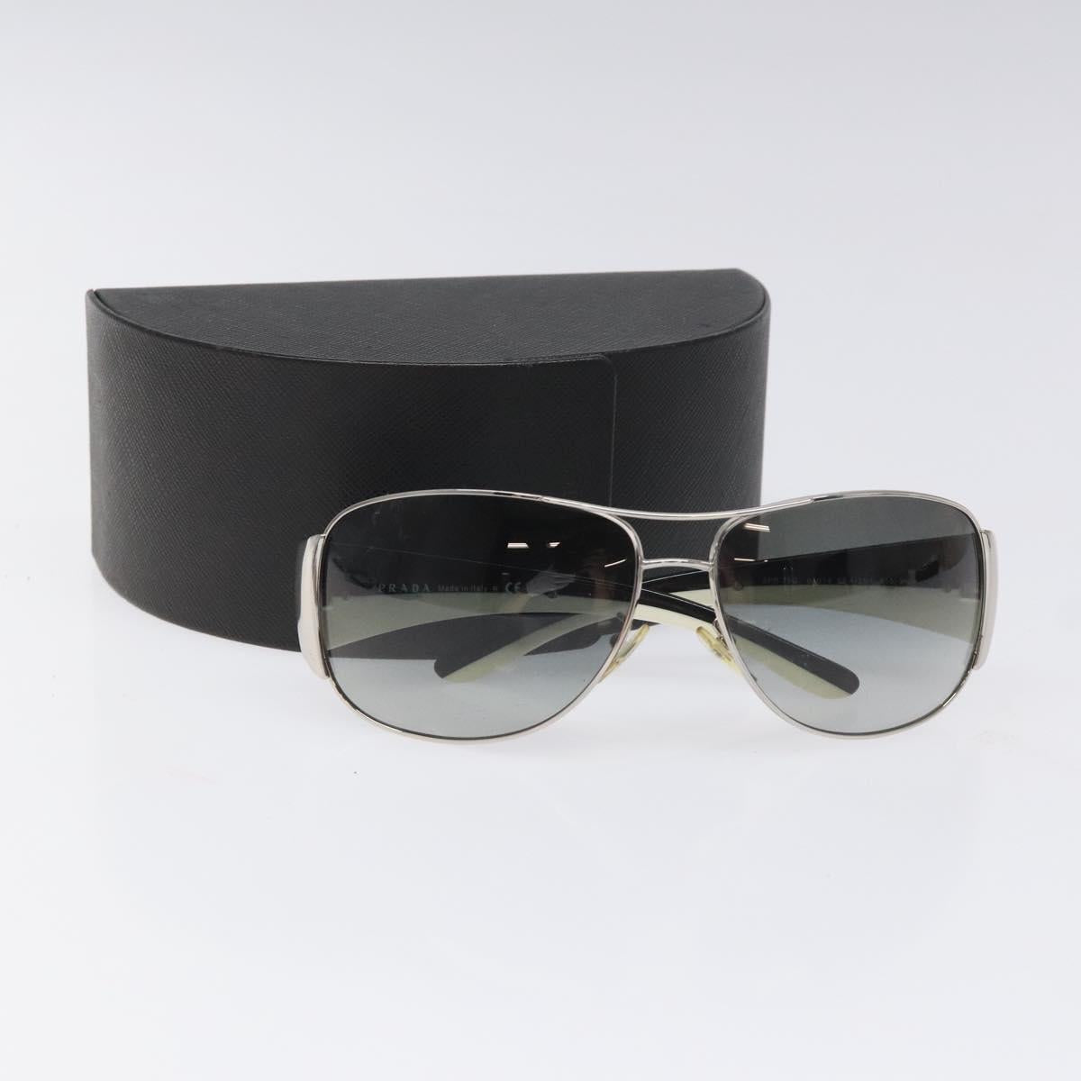 PRADA Sunglasses plastic Black Auth 114158