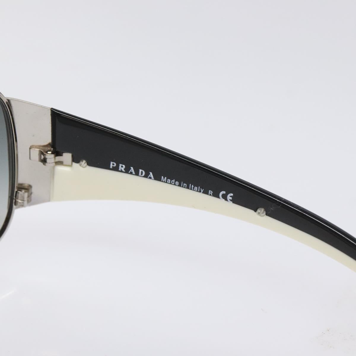 PRADA Sunglasses plastic Black Auth 114158