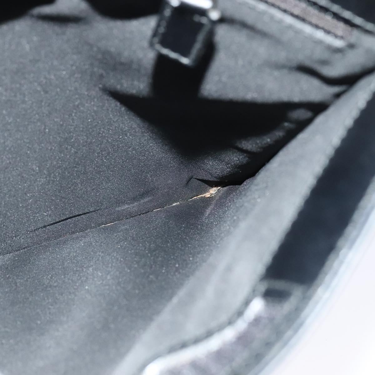 GUCCI GG Canvas Shoulder Bag Black 019 0348 Auth 114185