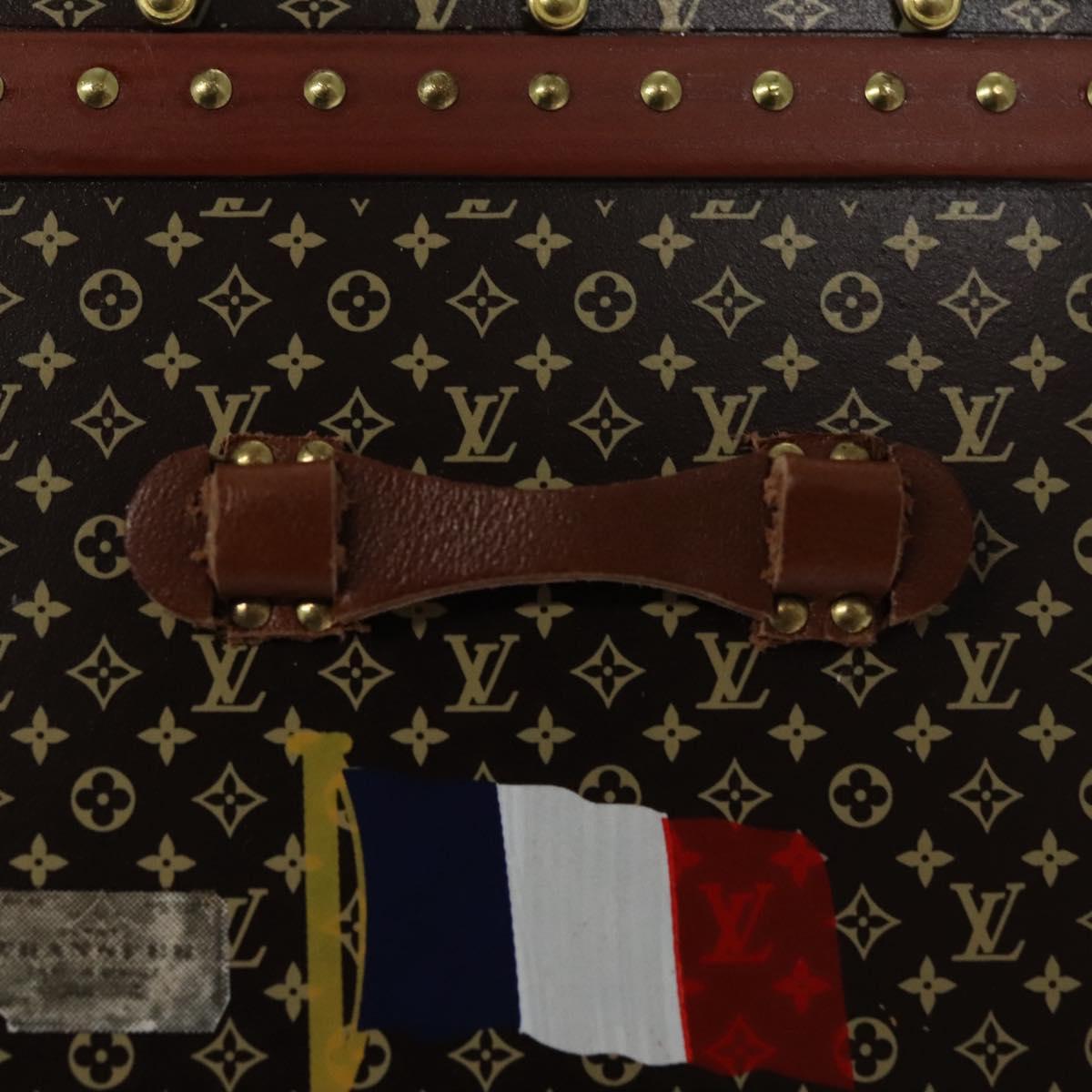 LOUIS VUITTON Miss France Paper Weight Brown M99408 LV Auth 114265