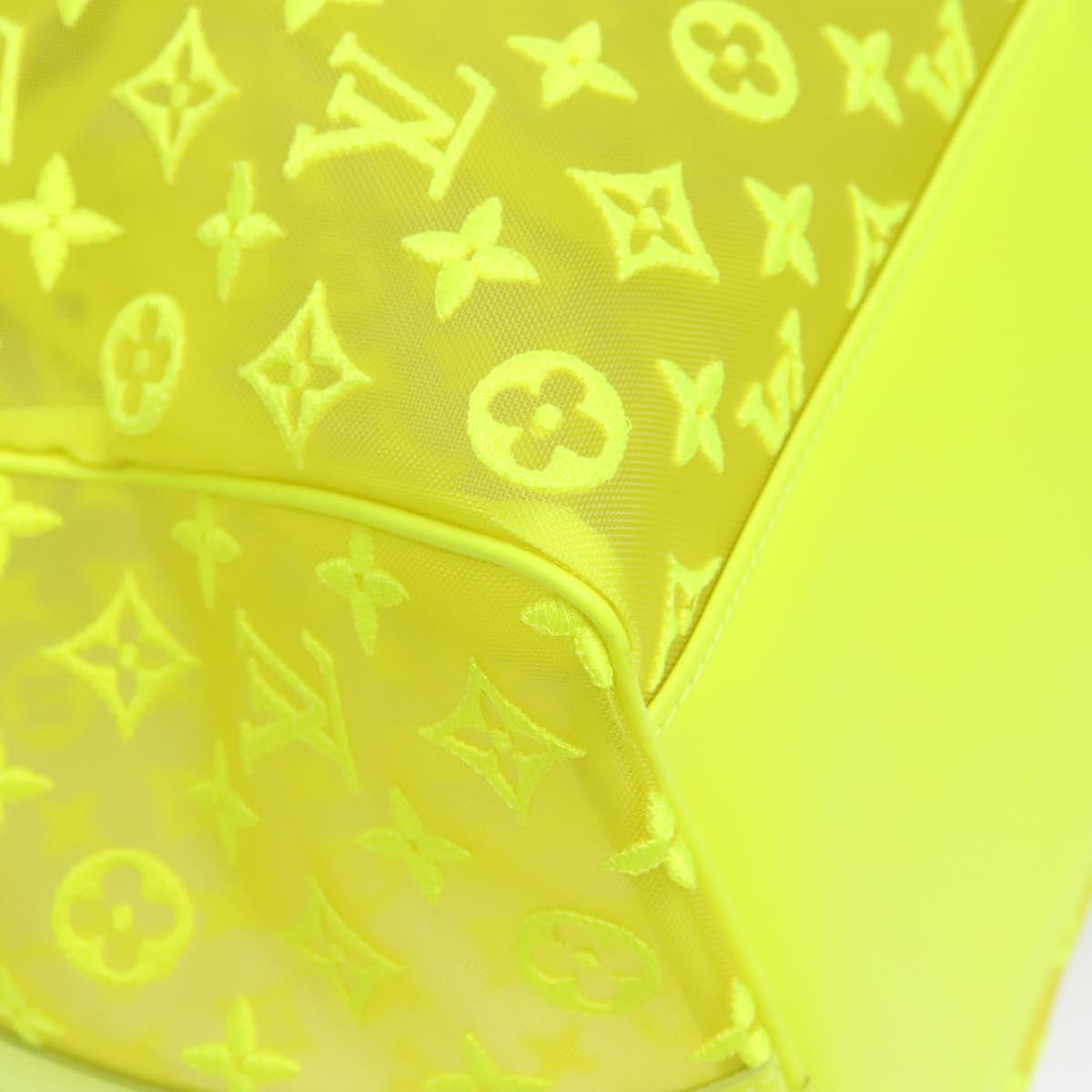 LOUIS VUITTON See Through Keepall Bandouliere 50 Bag Yellow M55380 Auth 114280S