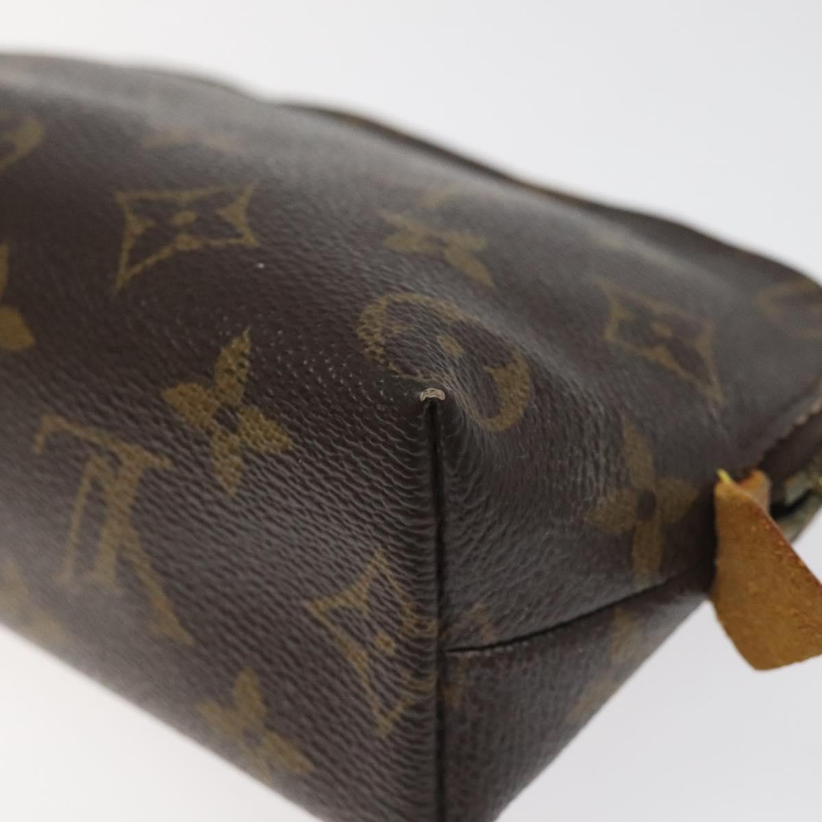 LOUIS VUITTON Monogram Pochette Cosmetic PM Cosmetic Pouch M47515 LV Auth 114288