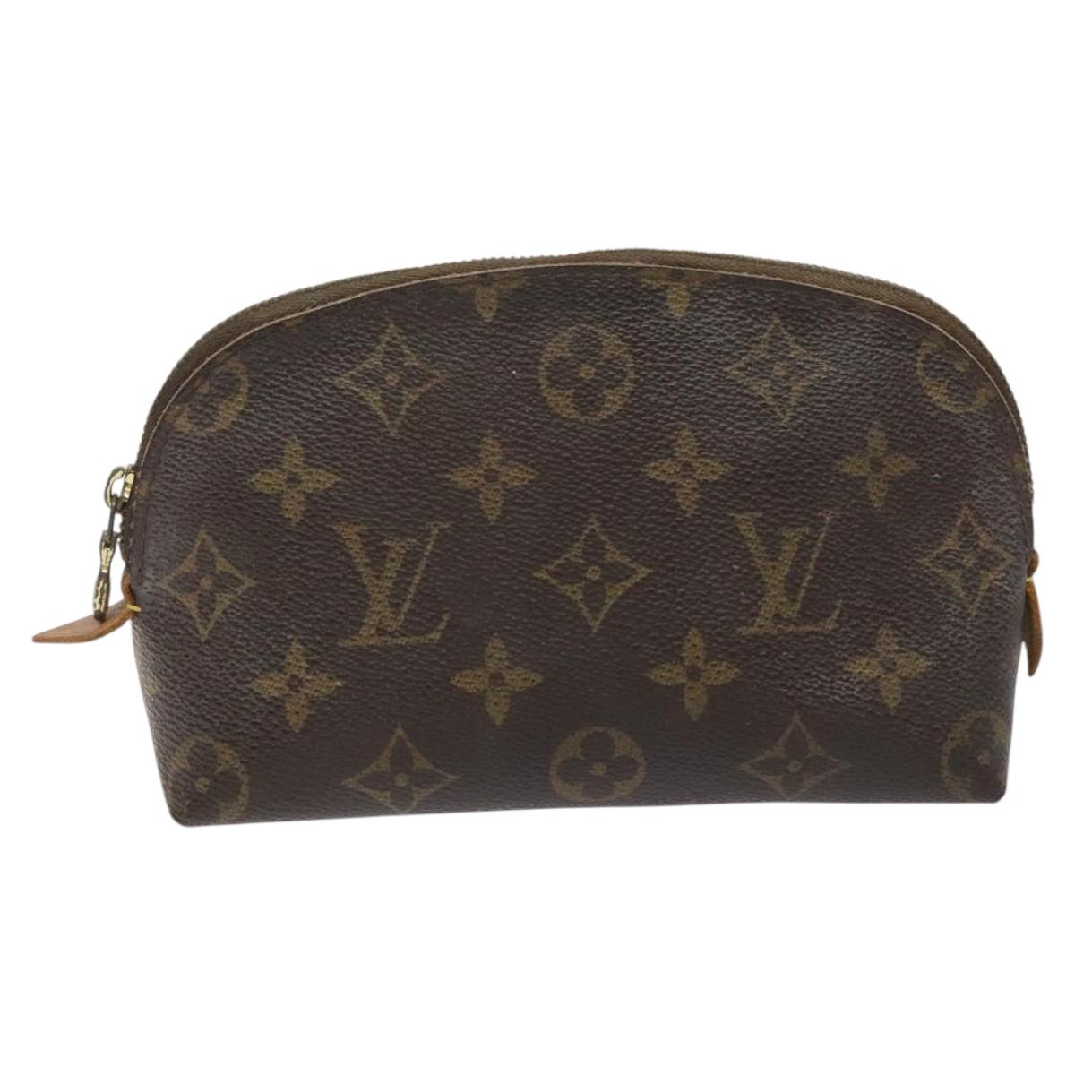 LOUIS VUITTON Monogram Pochette Cosmetic PM Cosmetic Pouch M47515 LV Auth 114288