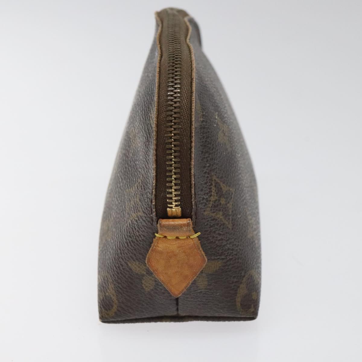 LOUIS VUITTON Monogram Pochette Cosmetic PM Cosmetic Pouch M47515 LV Auth 114288