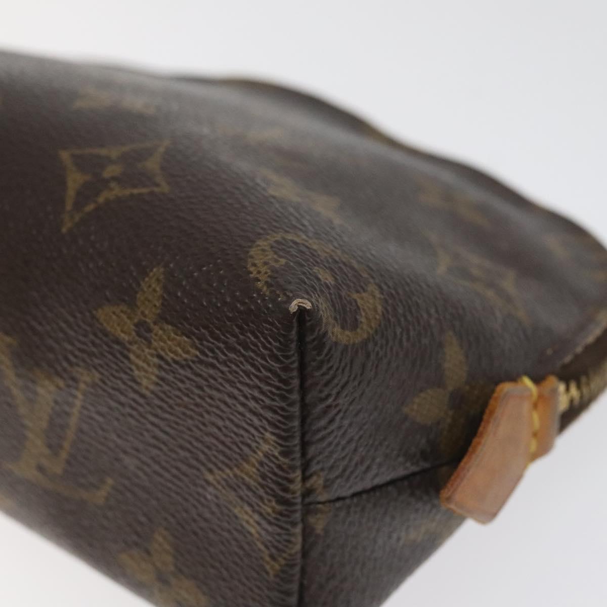 LOUIS VUITTON Monogram Pochette Cosmetic PM Cosmetic Pouch M47515 LV Auth 114288