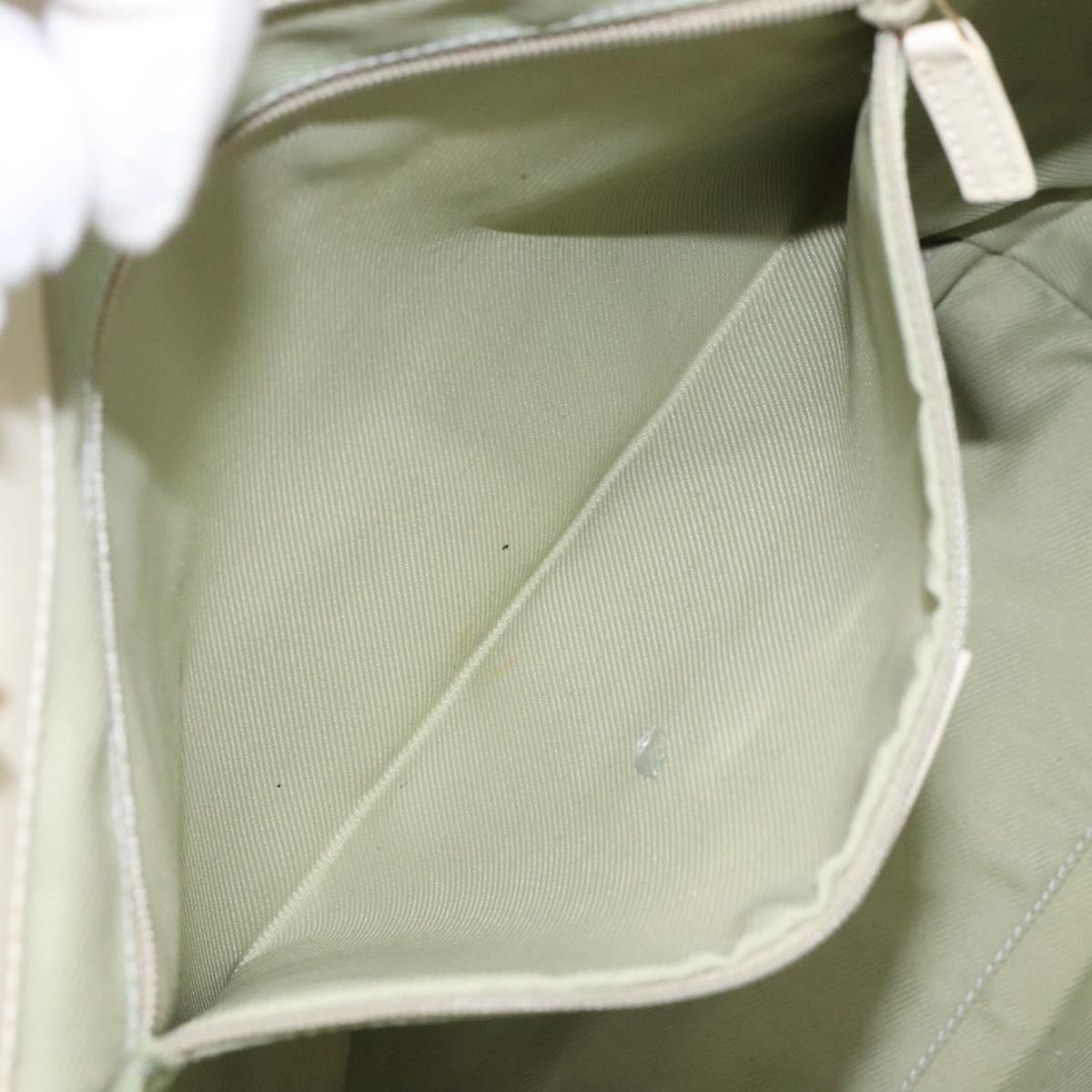 GUCCI GG Canvas Tote Bag Peppermint Gold 001 1098 Auth 114291