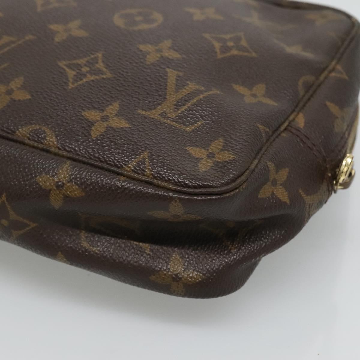 LOUIS VUITTON Monogram Trousse Toilette 23 Clutch Bag M47524 LV Auth 114308