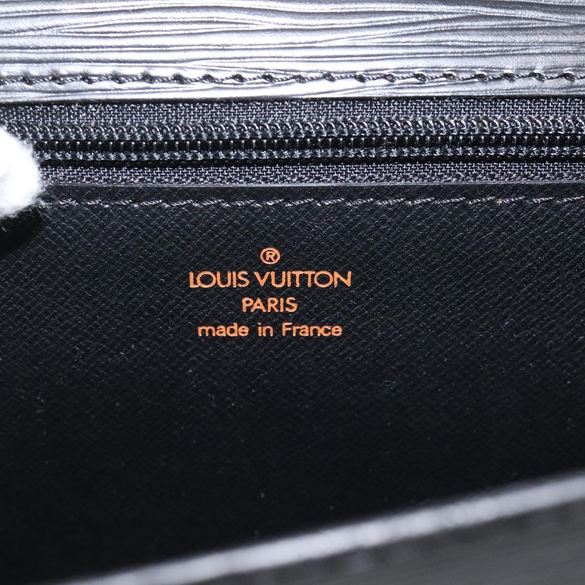 LOUIS VUITTON Epi Chaillot Clutch Bag Black M52542 LV Auth 114321
