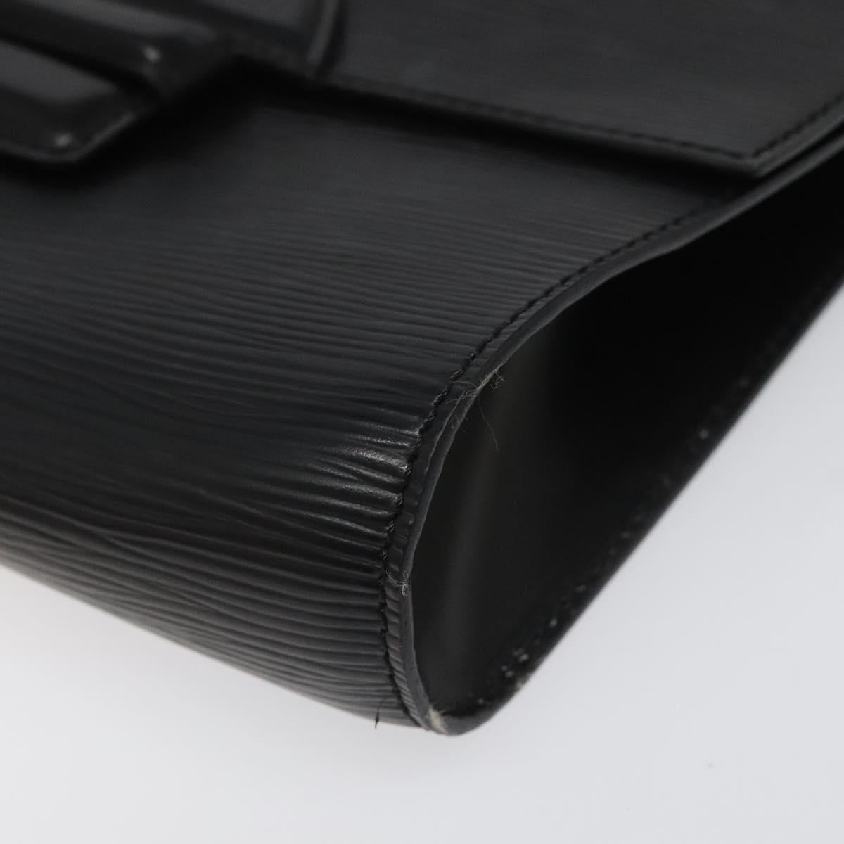 LOUIS VUITTON Epi Chaillot Clutch Bag Black M52542 LV Auth 114321