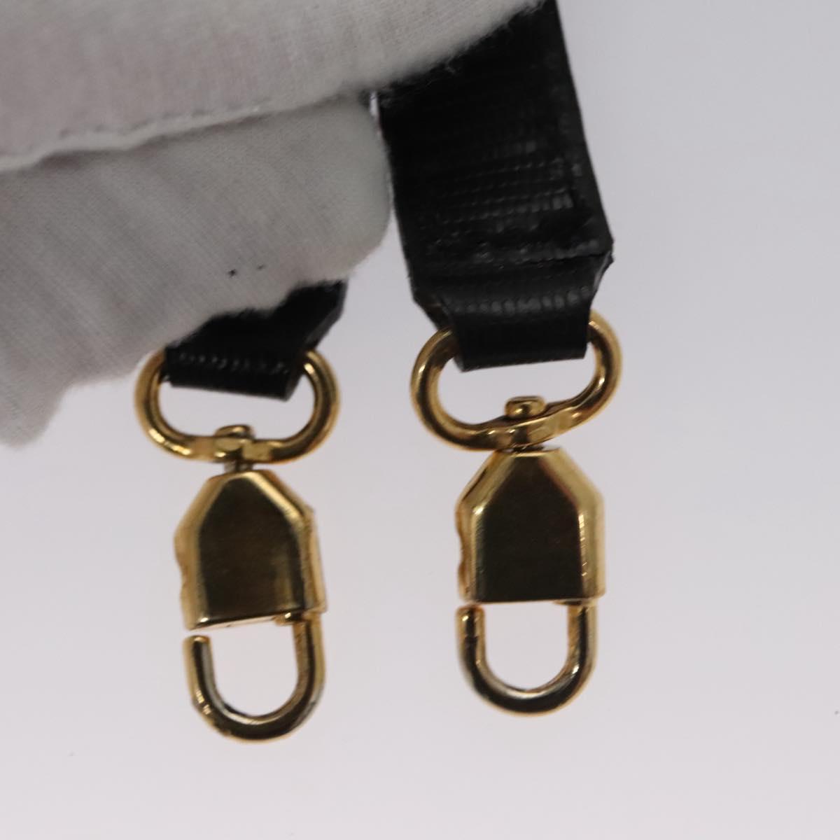 CELINE Hand Bag Leather 2way Black Auth 114324V