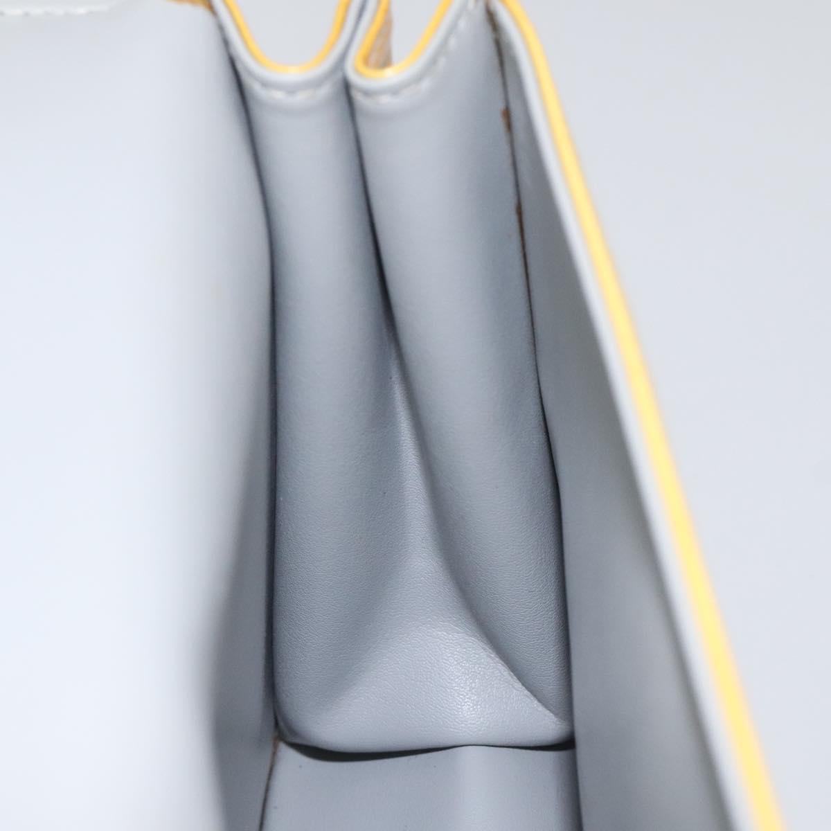 LOUIS VUITTON Monogram Vernis Spring Street Hand Bag Gris M91029 LV Auth 114335