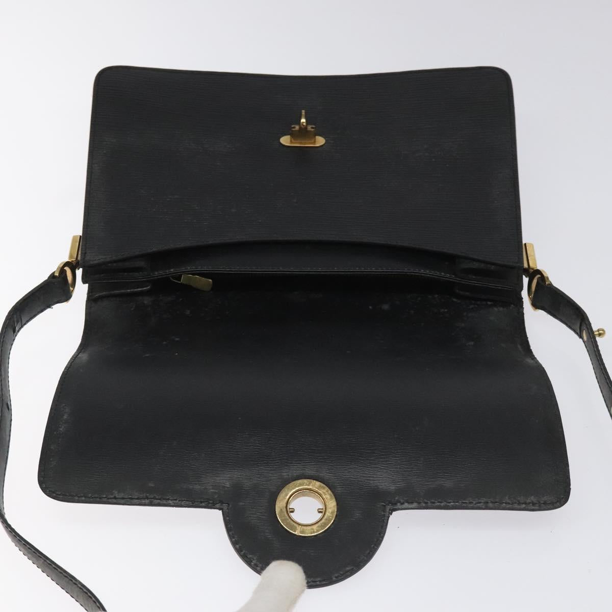 LOUIS VUITTON Epi Free Run Shoulder Bag Black M52402 LV Auth 114385