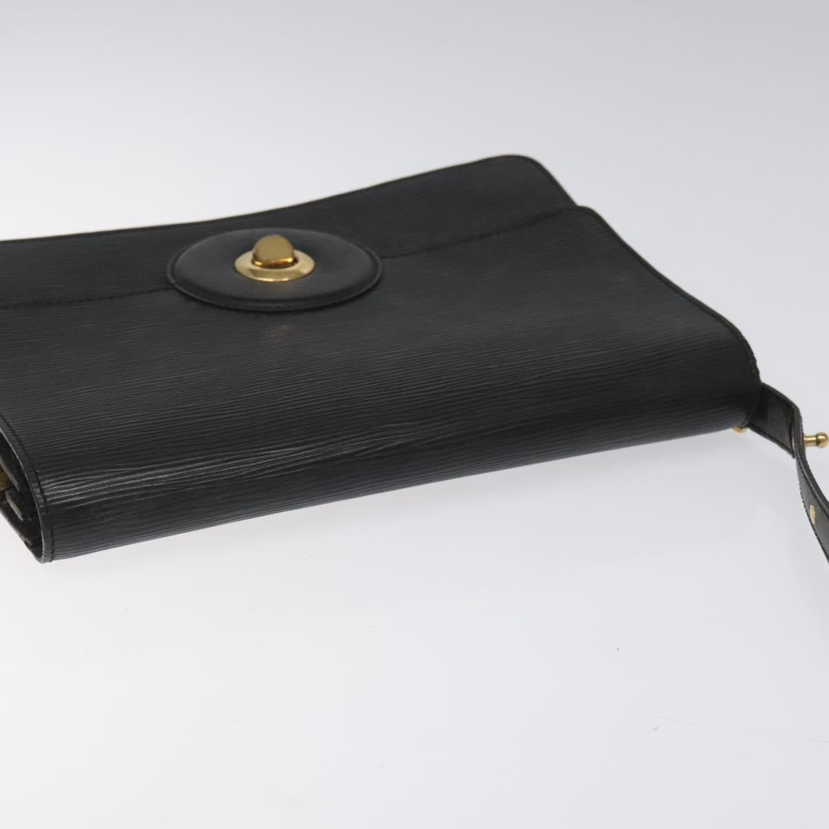 LOUIS VUITTON Epi Free Run Shoulder Bag Black M52402 LV Auth 114385