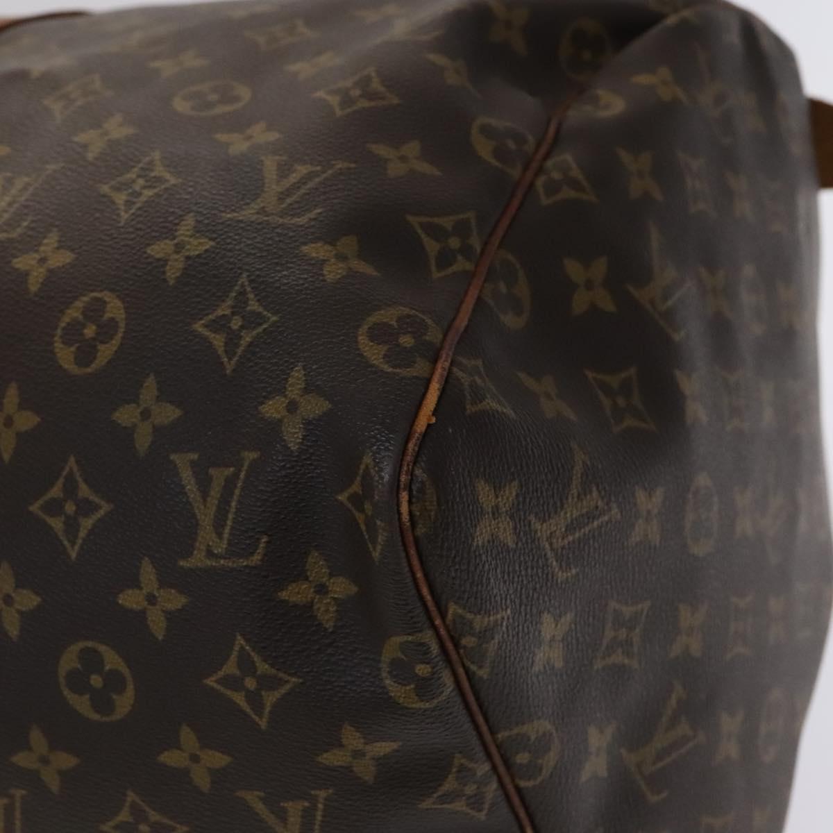 LOUIS VUITTON Monogram Keepall 55 Boston Bag M41424 LV Auth 114444