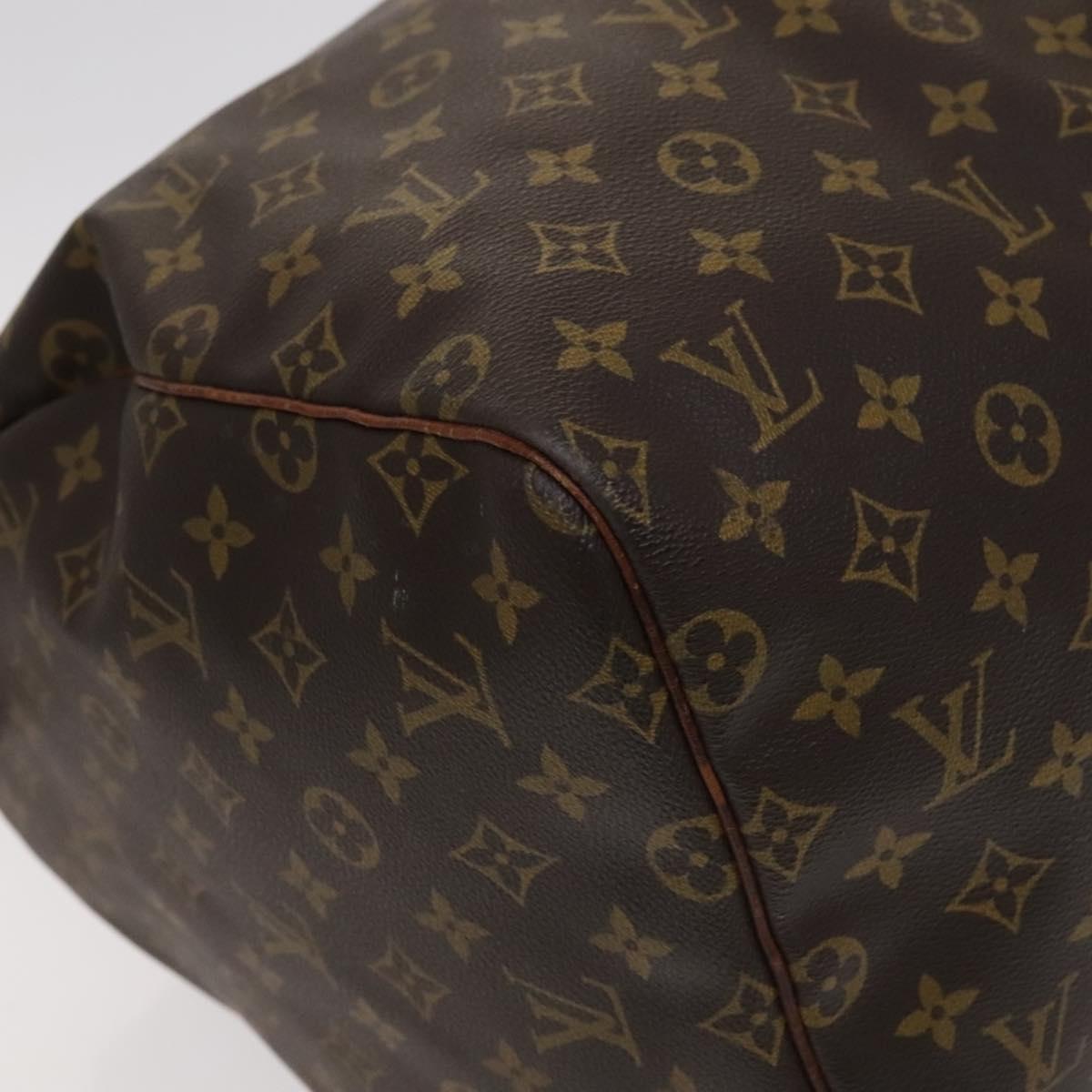 LOUIS VUITTON Monogram Keepall 55 Boston Bag M41424 LV Auth 114444