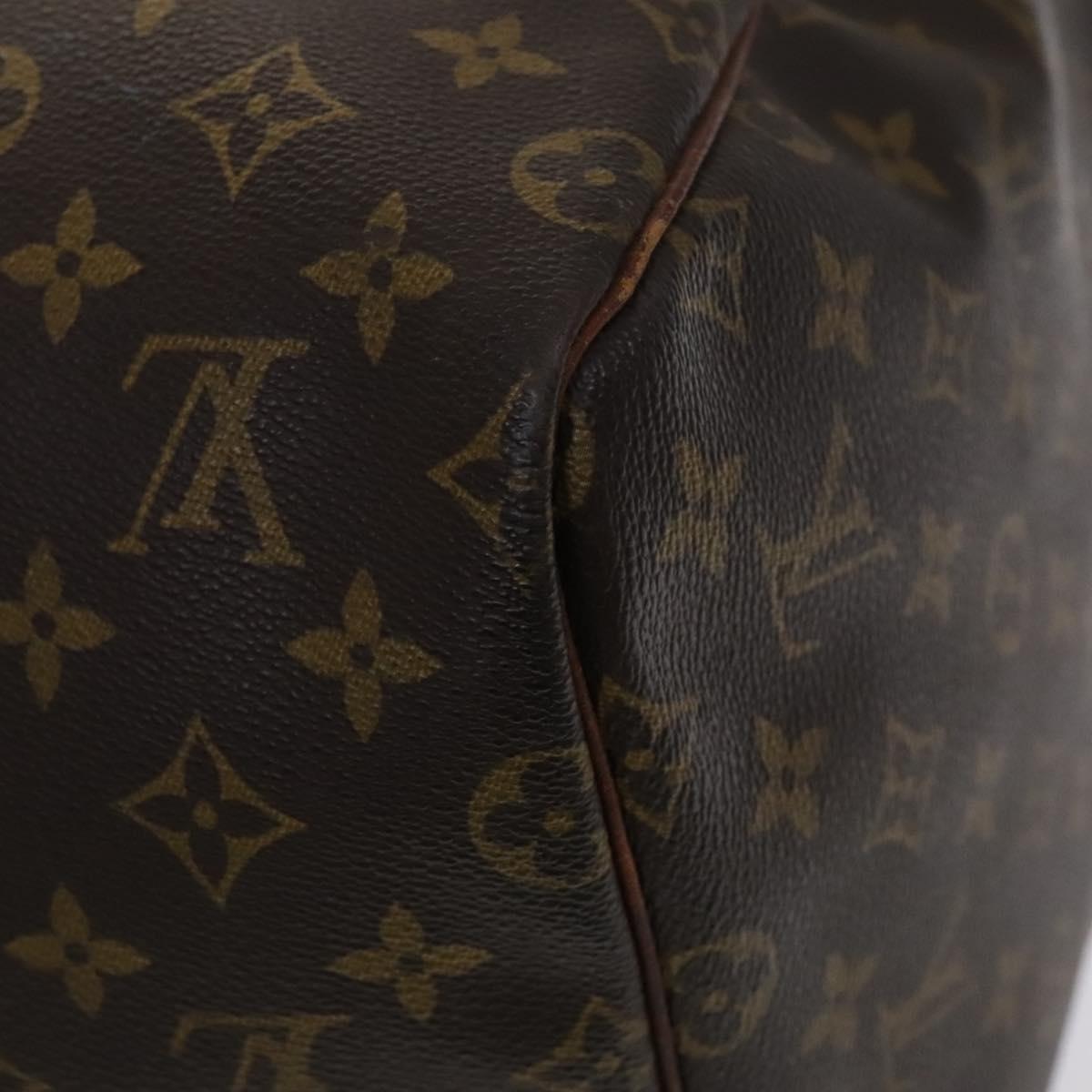 LOUIS VUITTON Monogram Keepall 55 Boston Bag M41424 LV Auth 114444