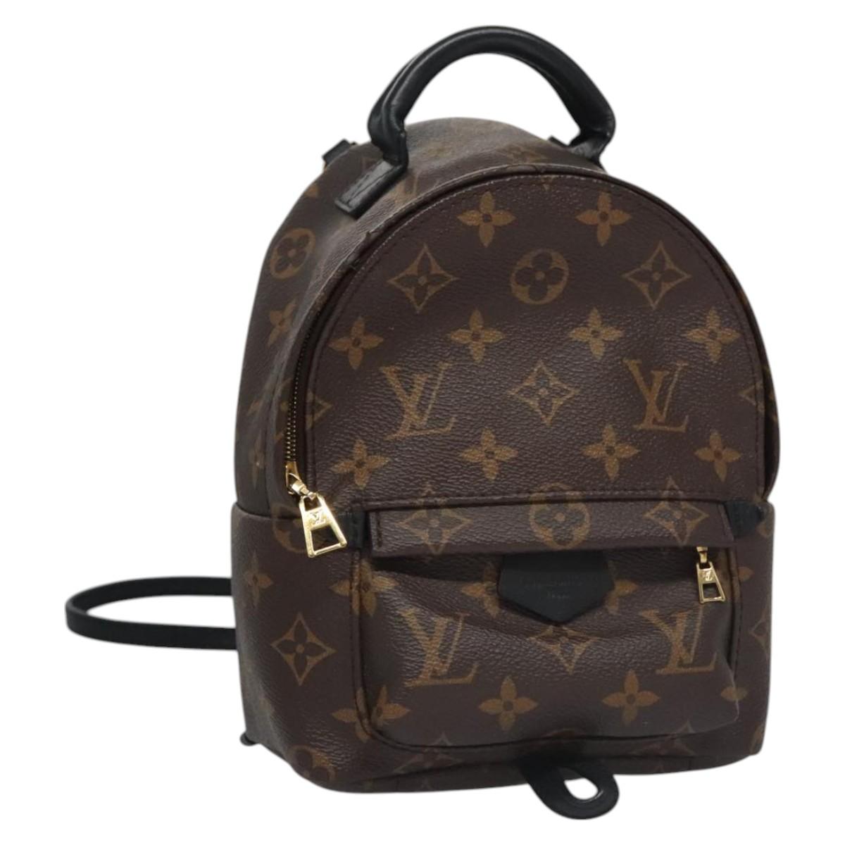 LOUIS VUITTON Monogram Palm Springs MINI Backpack M44873 LV Auth 114450V
