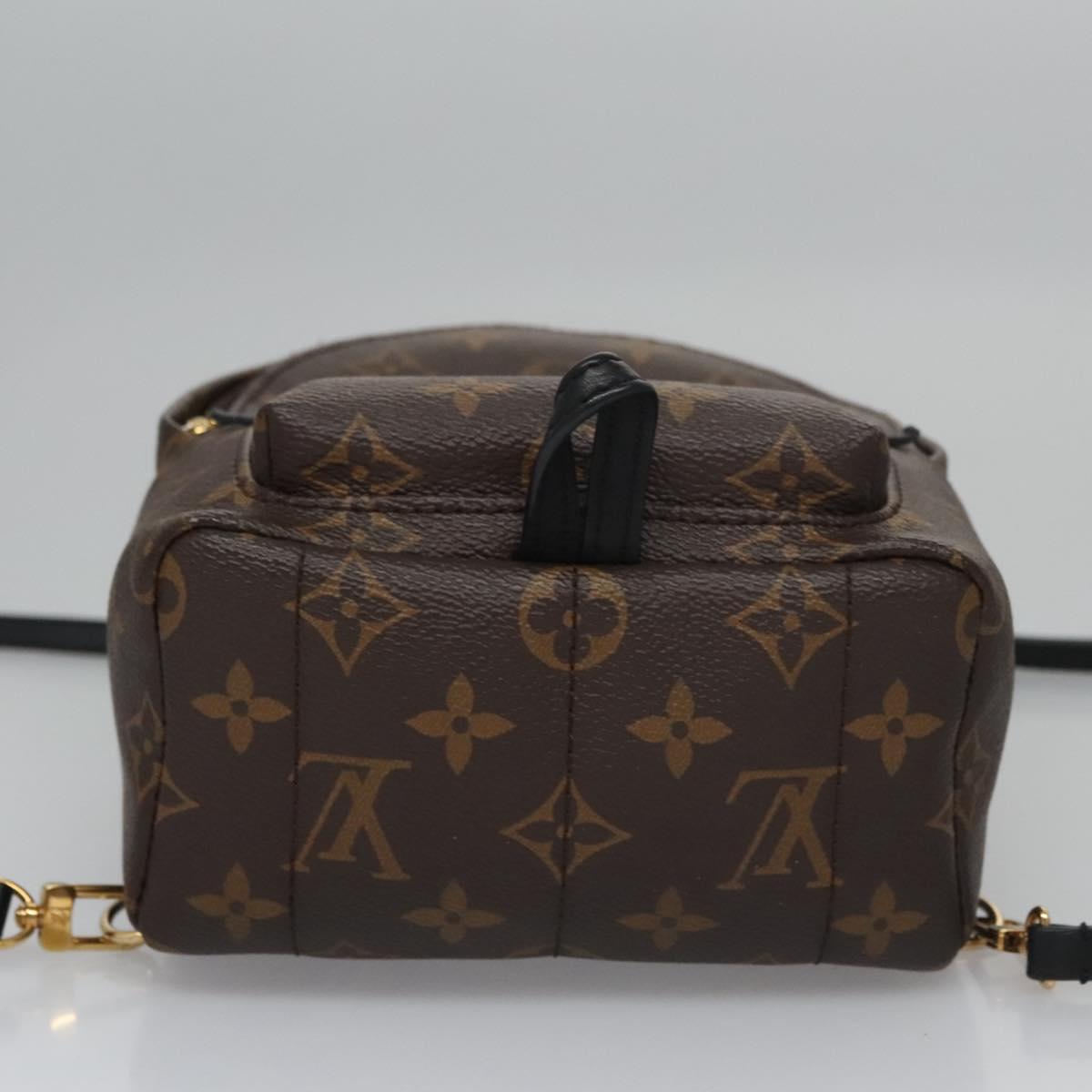 LOUIS VUITTON Monogram Palm Springs MINI Backpack M44873 LV Auth 114450V
