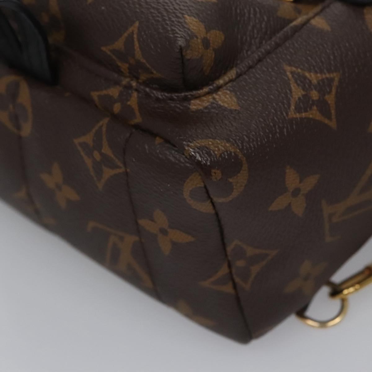 LOUIS VUITTON Monogram Palm Springs MINI Backpack M44873 LV Auth 114450V