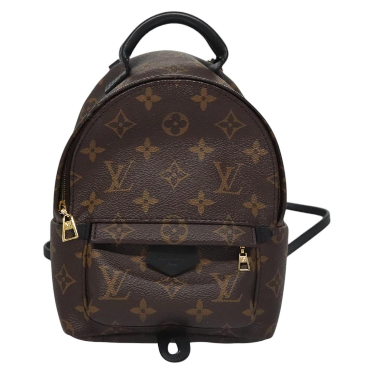 LOUIS VUITTON Monogram Palm Springs MINI Backpack M44873 LV Auth 114450V