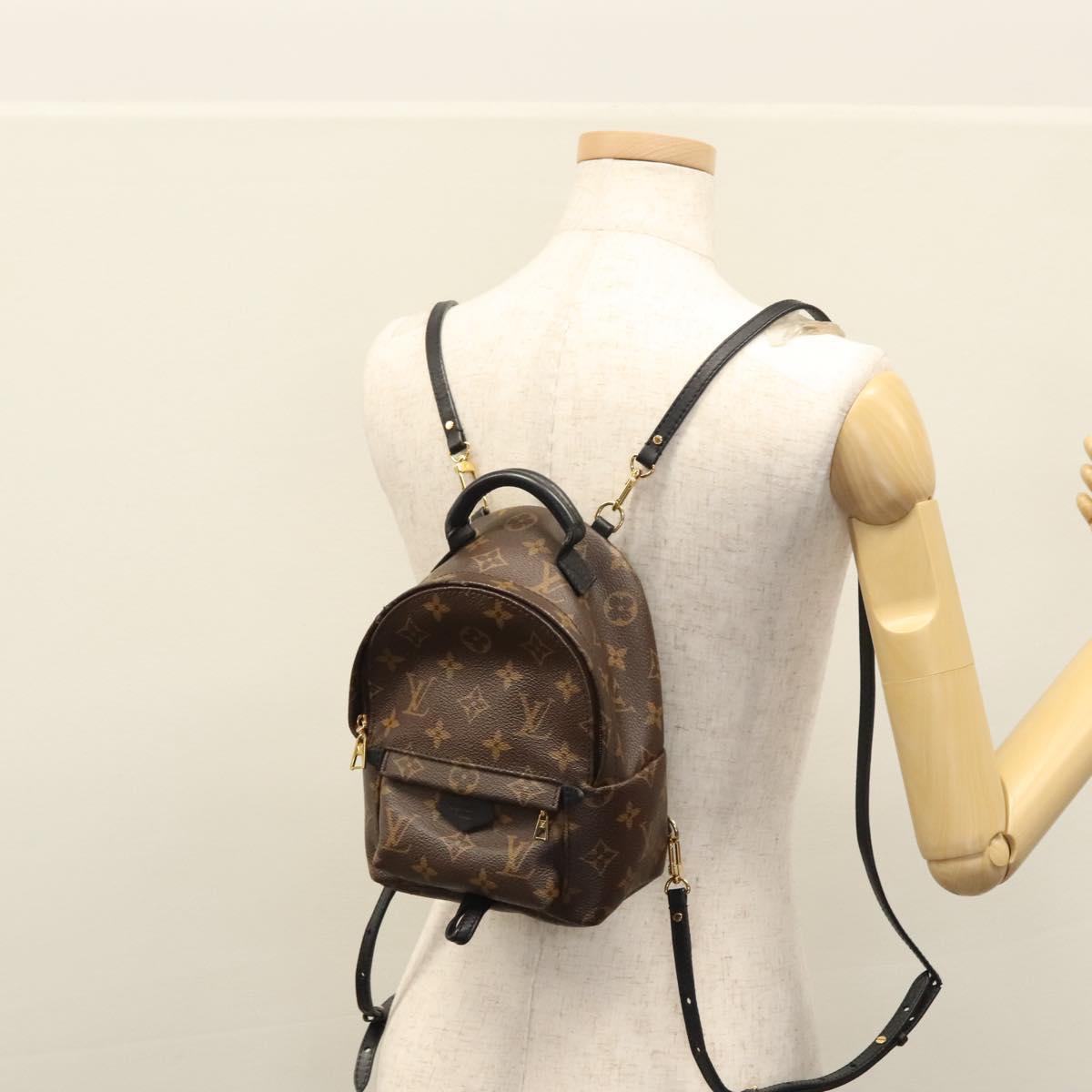 LOUIS VUITTON Monogram Palm Springs MINI Backpack M44873 LV Auth 114450V