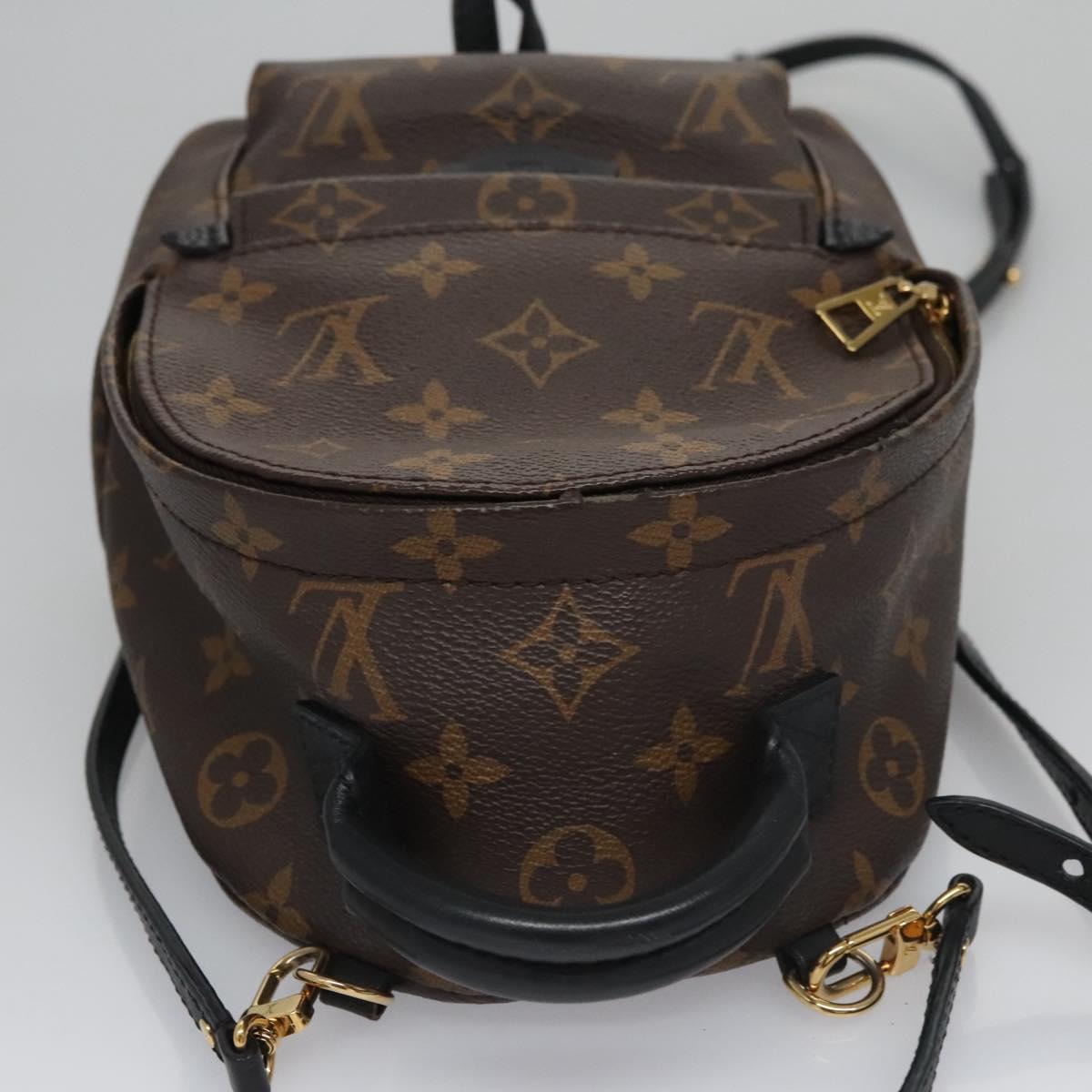 LOUIS VUITTON Monogram Palm Springs MINI Backpack M44873 LV Auth 114450V