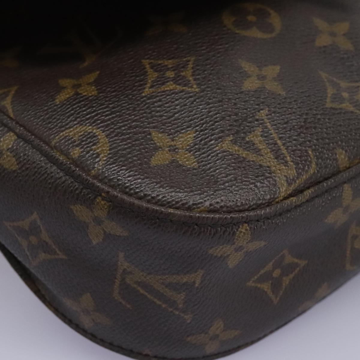 LOUIS VUITTON Monogram Saint Cloud GM Shoulder Bag M51242 LV Auth 114493