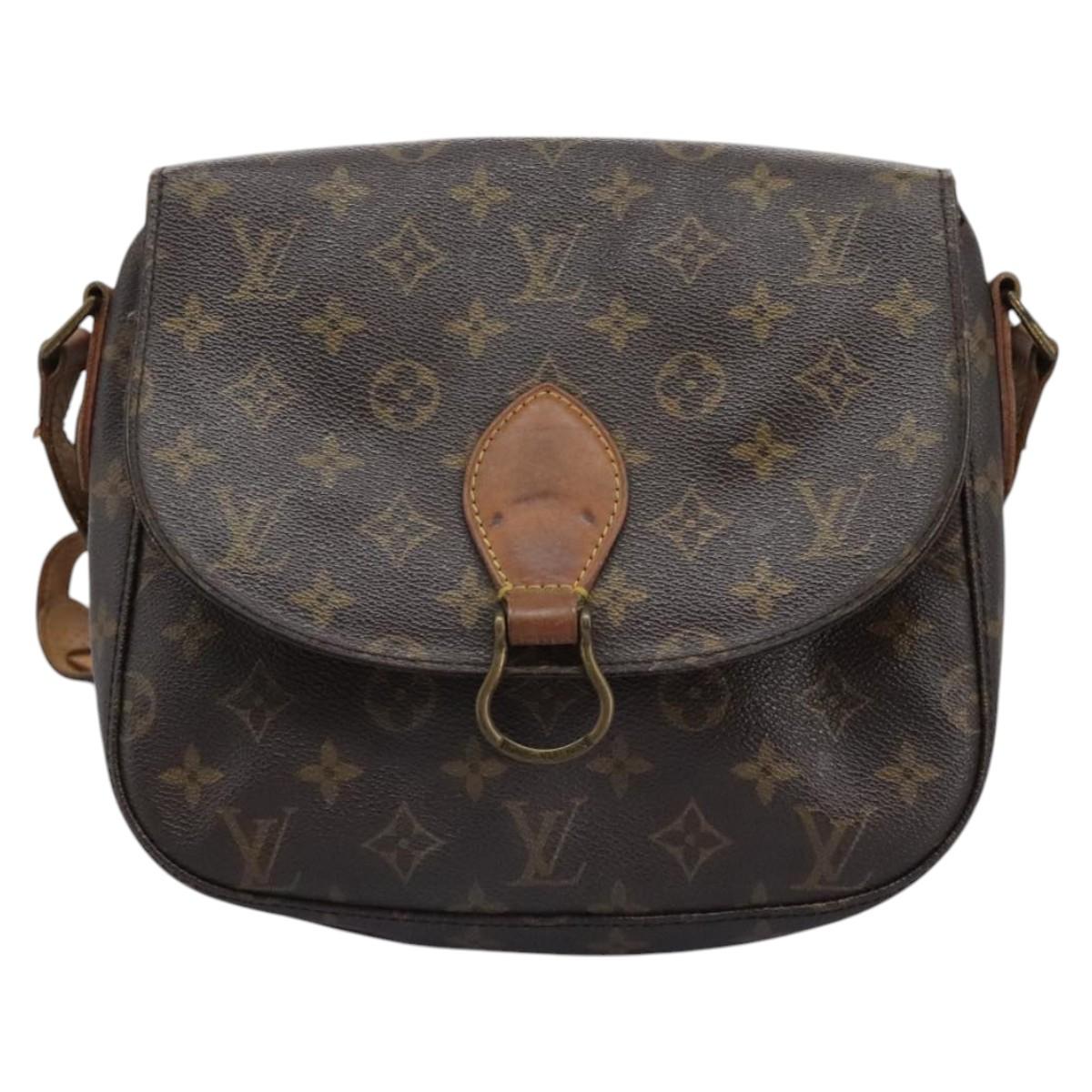 LOUIS VUITTON Monogram Saint Cloud GM Shoulder Bag M51242 LV Auth 114493