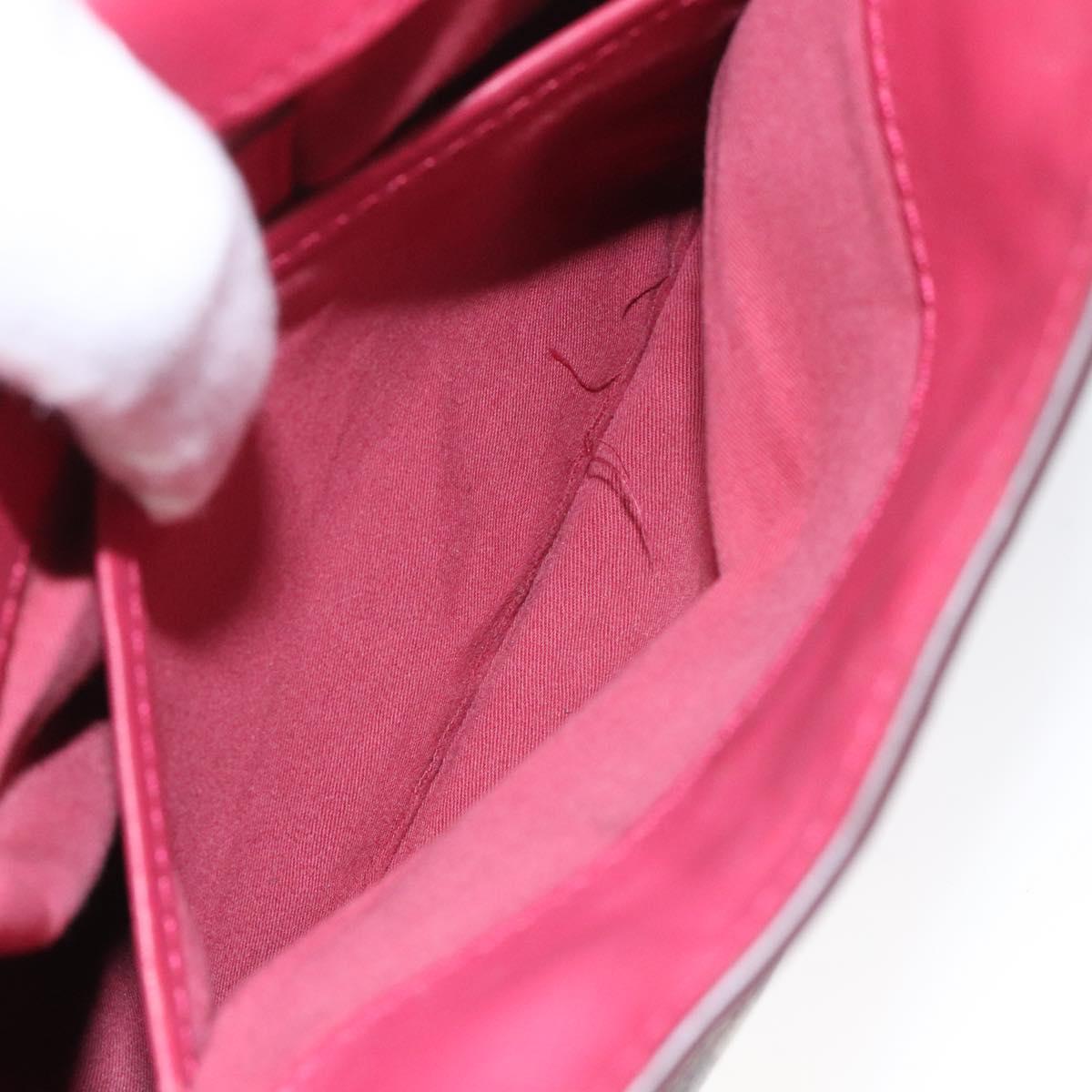 BURBERRY Nova Check Shoulder Bag PVC Pink Beige Auth 114520