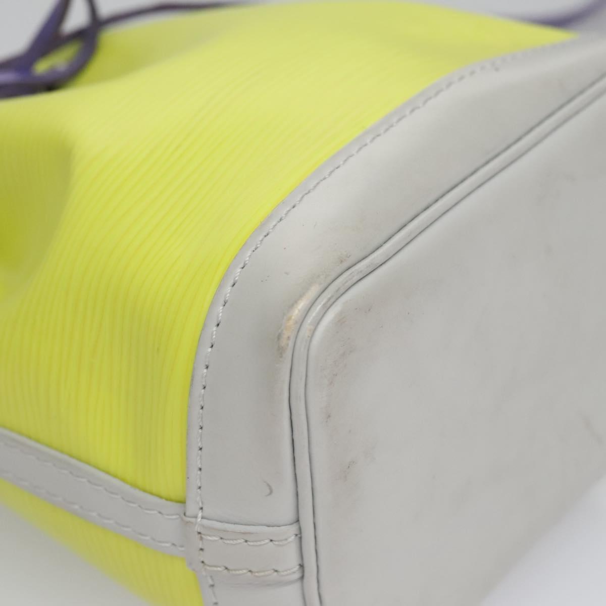 LOUIS VUITTON Epi Nanonoe Shoulder Bag Yellow M42501 LV Auth 114521V