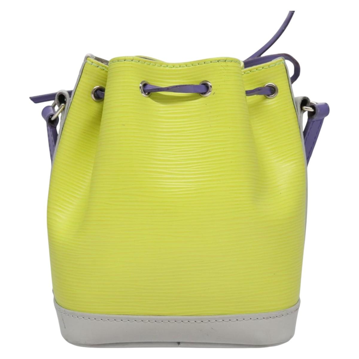 LOUIS VUITTON Epi Nanonoe Shoulder Bag Yellow M42501 LV Auth 114521V