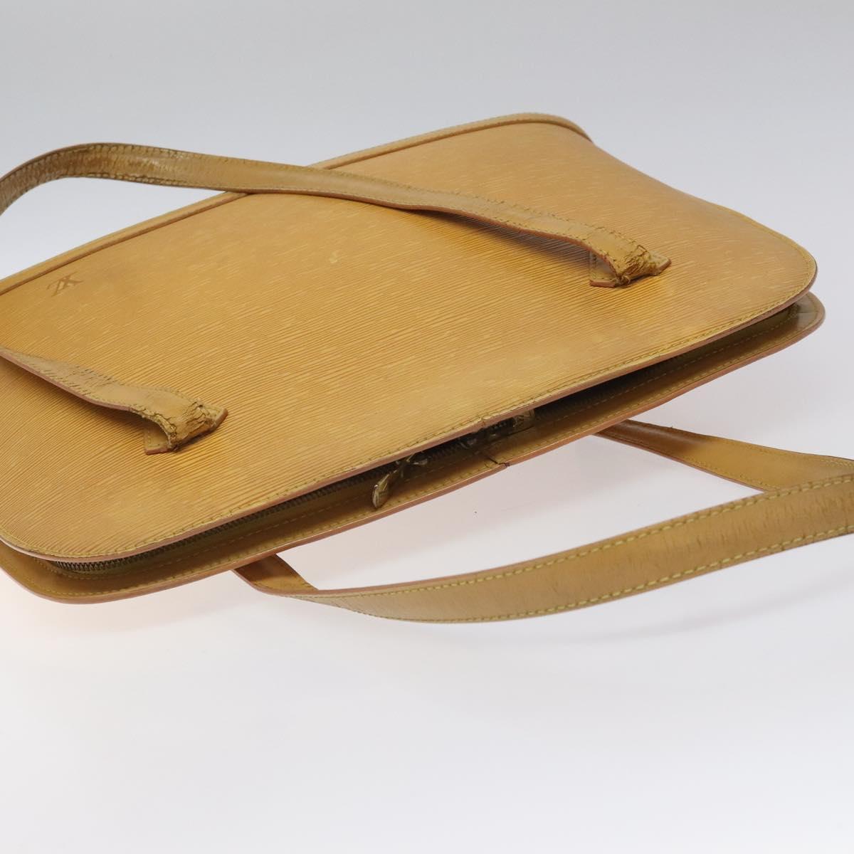 LOUIS VUITTON Epi Lussac Shoulder Bag Yellow M52289 LV Auth 114523